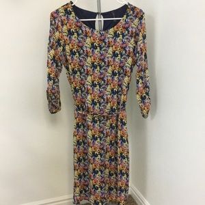 Rainbow floral dress